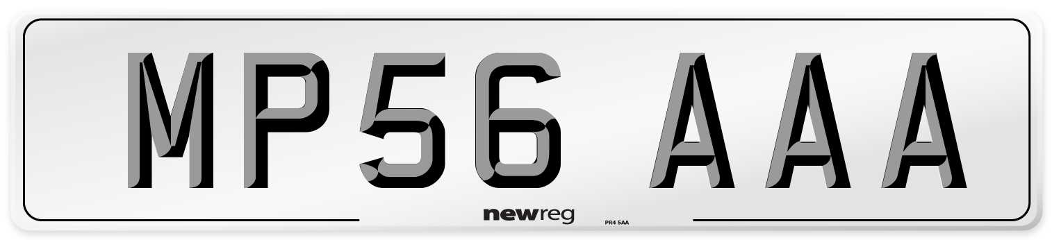 MP56 AAA Number Plate from New Reg
